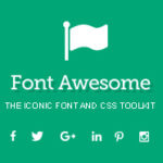 Font Based Social Icons